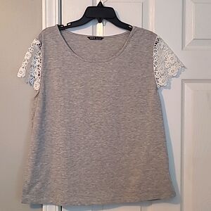 NWOT Shein grey top